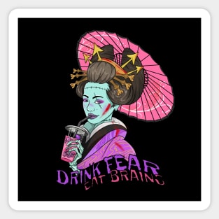 Dead Zombie Geisha Sticker